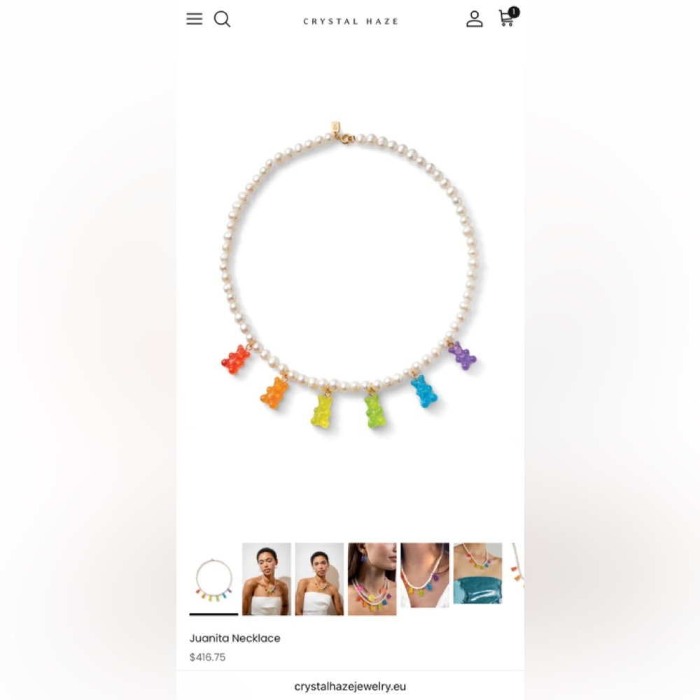 Crystal Haze Juanita Necklace